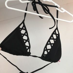 black victoria secret bikini